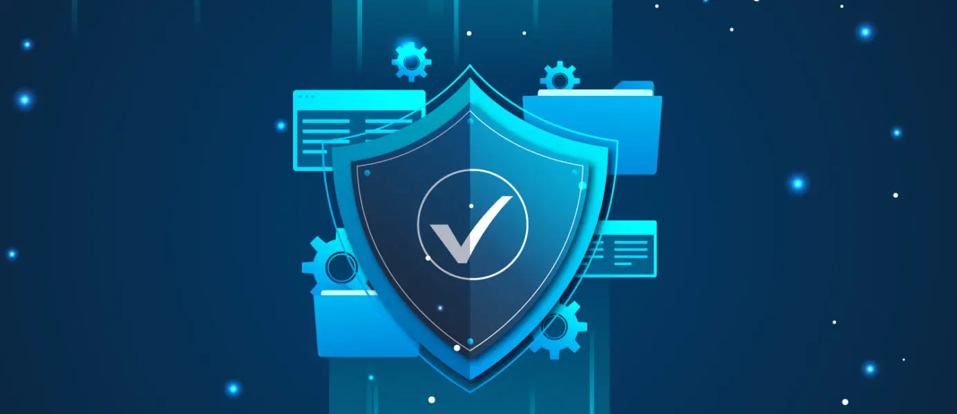 Illustration sécurité de site internet et cybersécurité