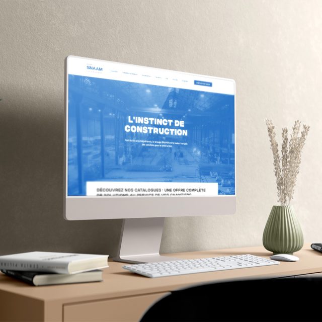 Capture du site Snaam réalisé par l'Agence SEO Wordpress